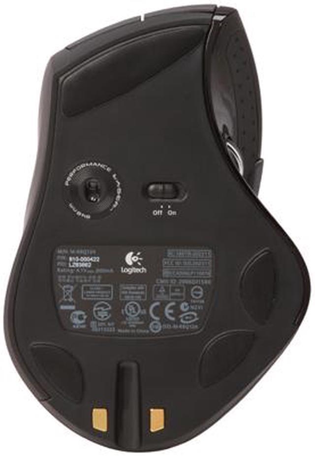 Alt view image 6 of 7 - Logitech MX Revolution Black 7 Buttons 2 x Wheels RF Wireless Laser Mouse