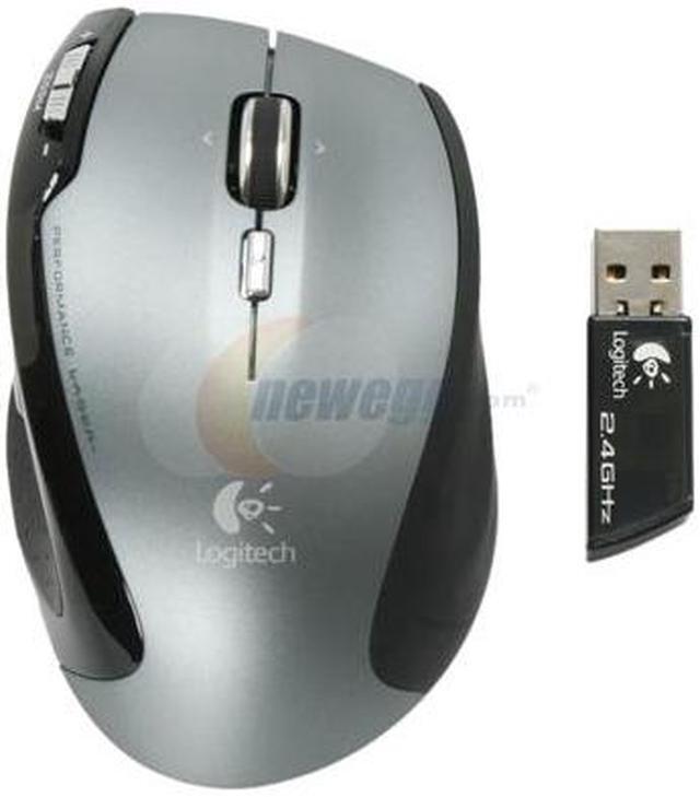 Alt view image 7 of 11 - Logitech VX Revolution Black 8 Buttons Tilt Wheel Cordless Laser Mouse