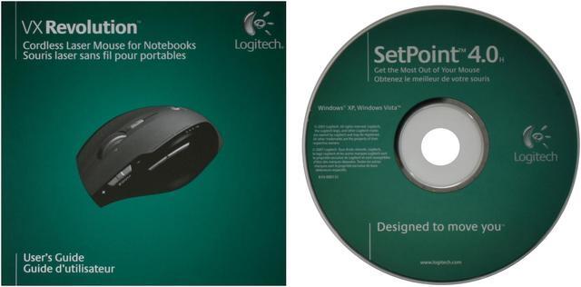 Alt view image 10 of 11 - Logitech VX Revolution Black 8 Buttons Tilt Wheel Cordless Laser Mouse