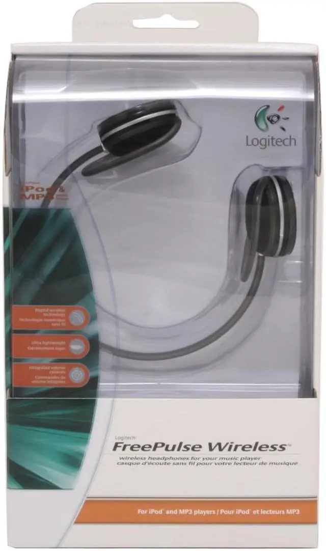 Alt view image 5 of 5 - Logitech 980461-0403 Supra-aural FreePulse Wireless Headphones