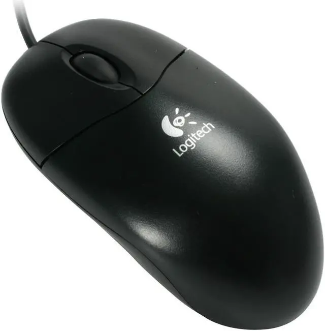 Main image of Logitech SBF-96 Black 3 Buttons 1 x Wheel USB Wired Optical Mouse - OEM