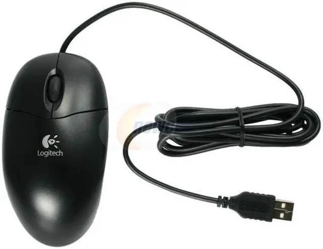 Alt view image 7 of 7 - Logitech SBF-96 Black 3 Buttons 1 x Wheel USB Wired Optical Mouse - OEM