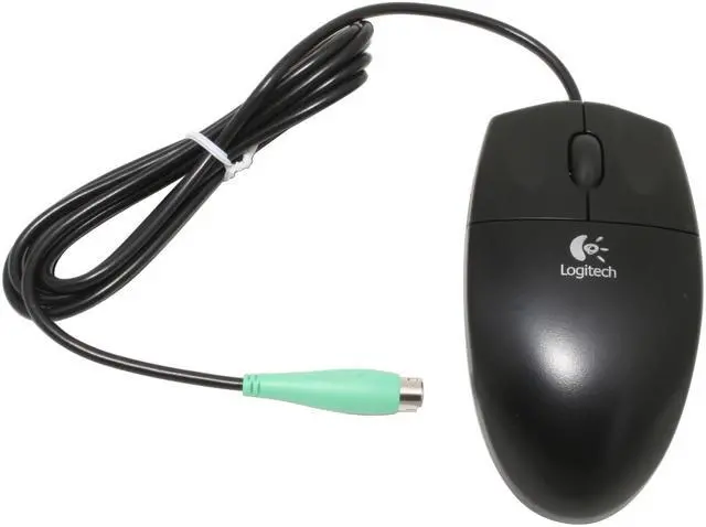 Alt view image 3 of 4 - Logitech SBF-90 Black 3 Buttons 1 x Wheel PS/2 Wired Optical Value Mouse - OEM