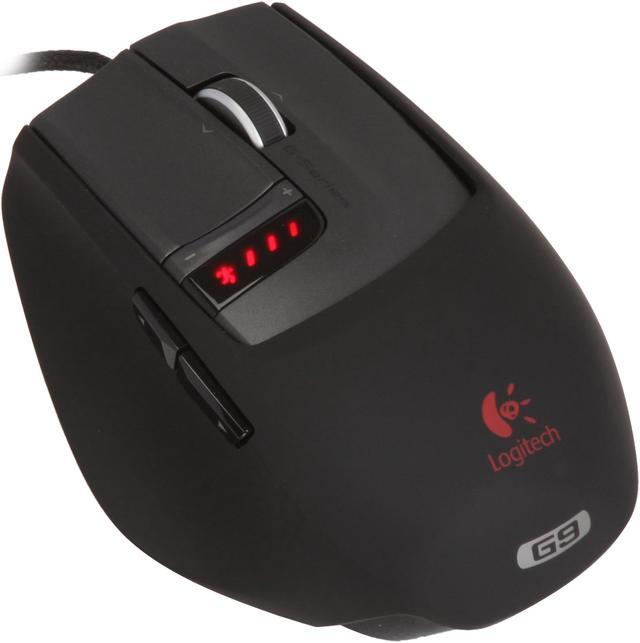 Logitech G9 Black 9 Buttons USB Wired Laser 3200 dpi Mouse Mice - Newegg.com