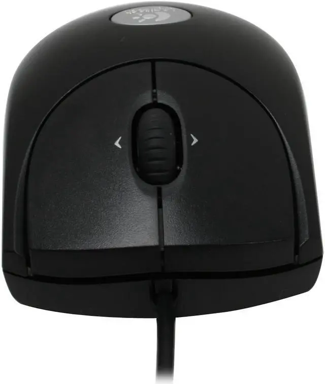 Alt view image 3 of 9 - Logitech RX250 Black 3 Buttons Tilt Wheel USB or PS/2 Wired Optical Mouse