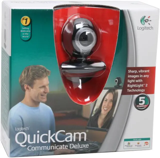 Alt view image 6 of 6 - Logitech QuickCam Communicate Deluxe 1.3M Effective Pixels USB 2.0 WebCam