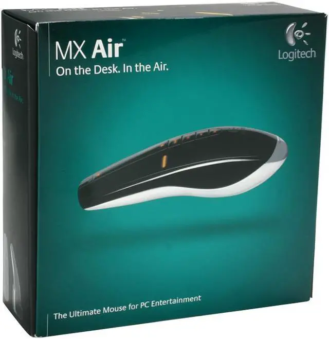 Alt view image 10 of 10 - Logitech MX Air Silver/Black 8 Buttons 2.4 GHz Cordless Laser Rechargeable Air Mouse