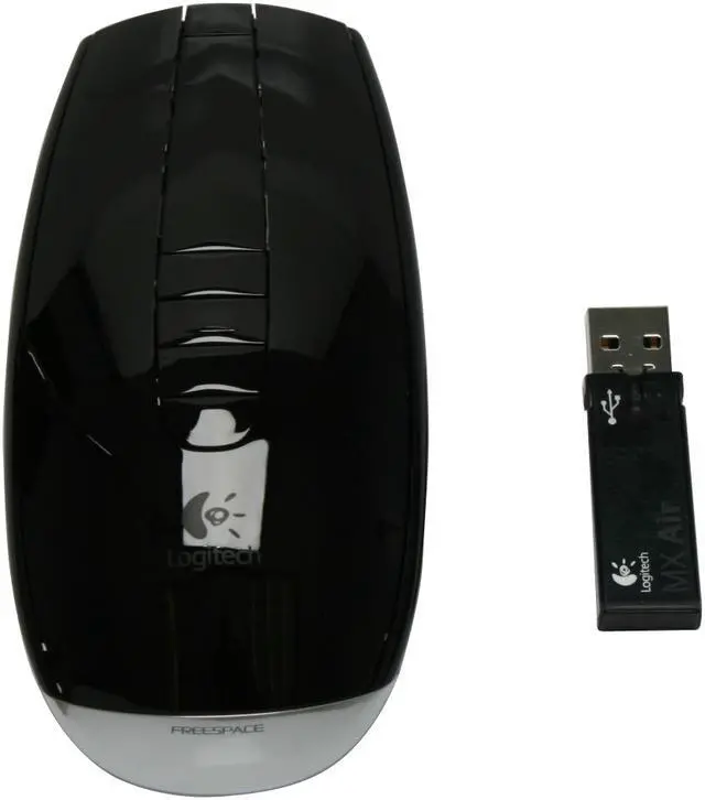 Alt view image 8 of 10 - Logitech MX Air Silver/Black 8 Buttons 2.4 GHz Cordless Laser Rechargeable Air Mouse