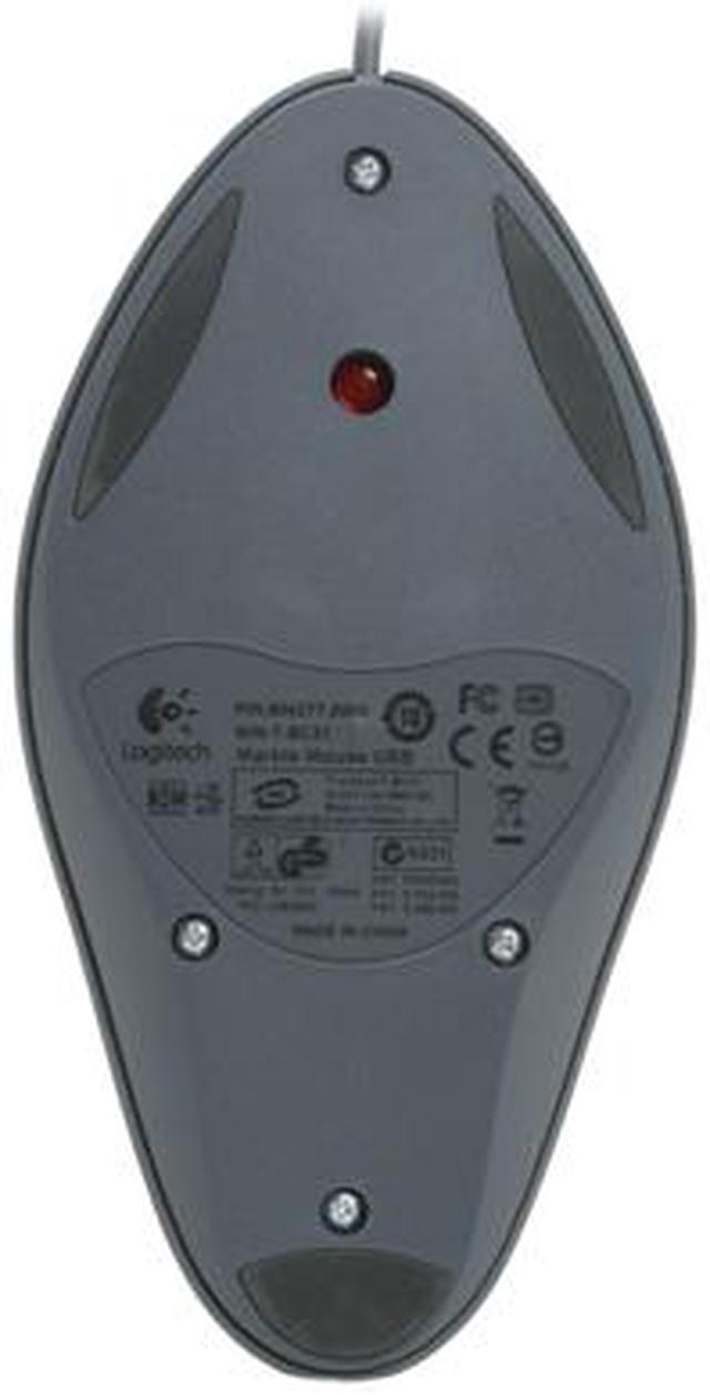 Alt view image 6 of 7 - Logitech Marble Gray 4 Buttons USB or PS/2 Trackball TrackBall Mouse
