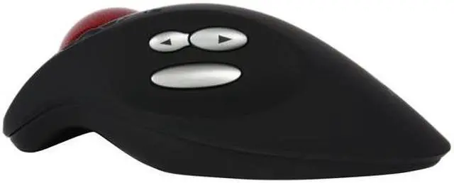 Alt view image 8 of 12 - Logitech Black/Silver Cordless Optical TrackMan