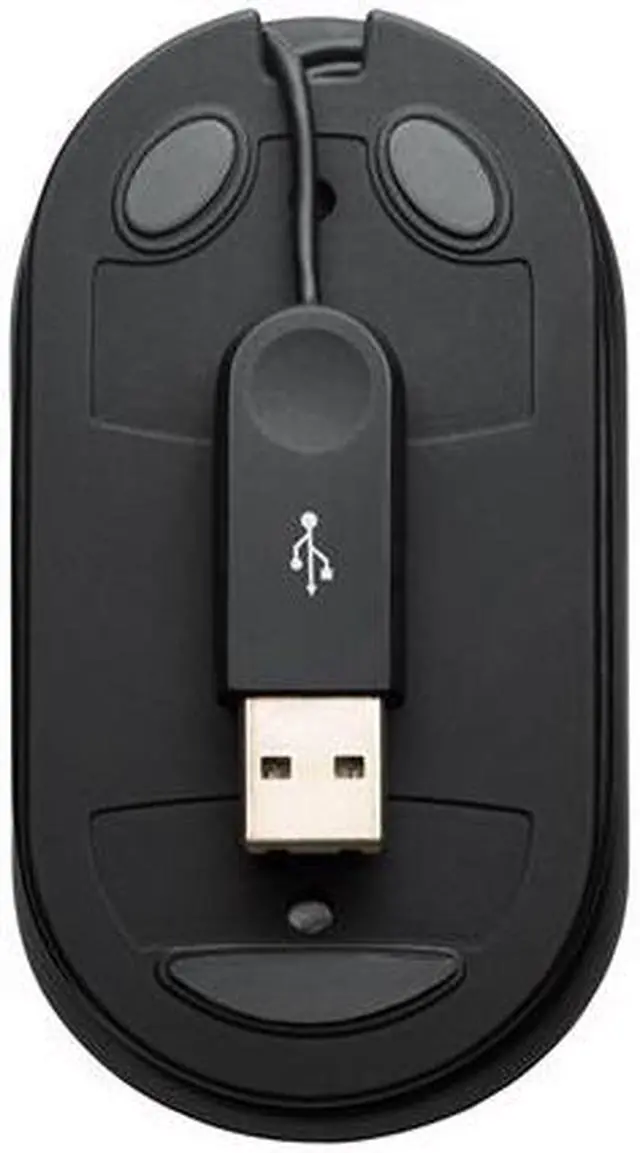 Alt view image 3 of 4 - Logitech Black/White Notebook Optical Mouse Plus