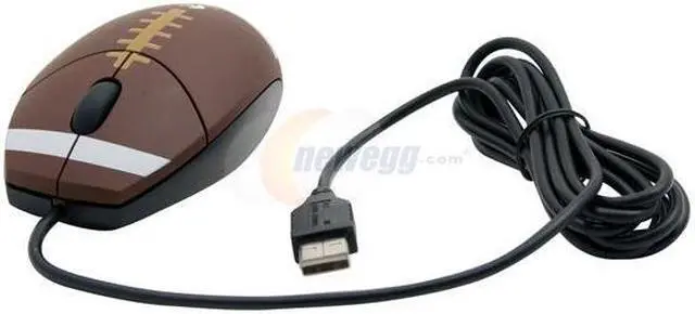 Alt view image 2 of 5 - Logitech FOOTBALL MOUSE 931267-0403 2-Tone 3 Buttons 1 x Wheel USB Optical Mouse