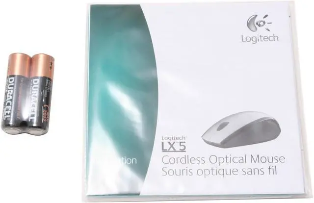 Alt view image 6 of 7 - Logitech LX5 Gray/Silver 3 Buttons Tilt Wheel RF Wireless Optical Mouse