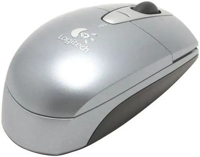 Alt view image 2 of 7 - Logitech V200 Silver 3 Buttons Tilt Wheel USB 2.4 GHz Wireless Optical Notebook Mouse
