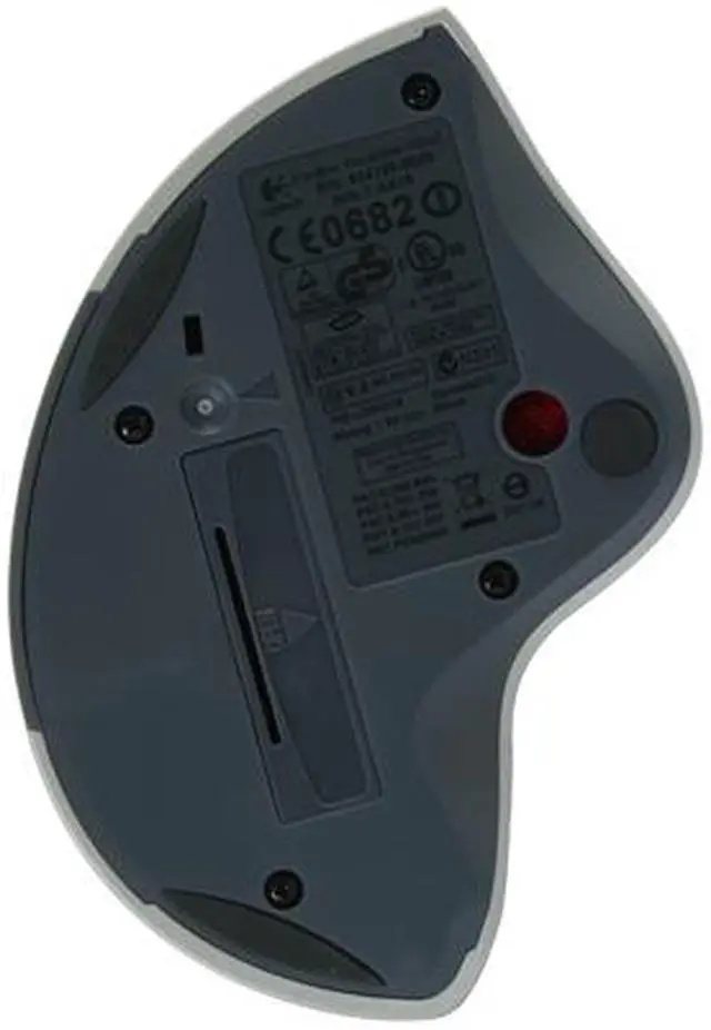 Alt view image 6 of 7 - Logitech Silver Cordless TrackMan Wheel Mouse