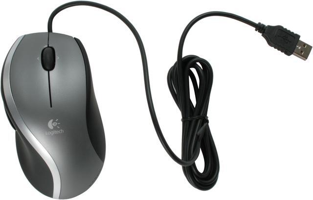 Alt view image 7 of 10 - Logitech MX400 2-Tone 5 Buttons Tilt Wheel USB or PS/2 Wired Laser Mouse