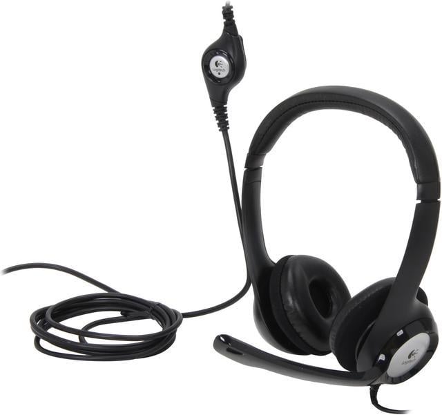  Logitech H390 Wired Headset, Stereo Headphones with