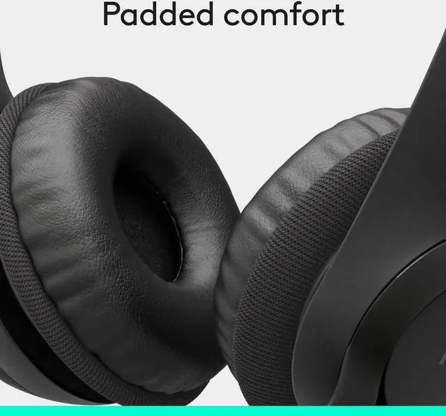 Alt view image 8 of 9 - Logitech H390 Wired Headset, Stereo Headphones with Noise-Cancelling Microphone, USB, In-Line Controls, PC/Mac/Laptop - Black