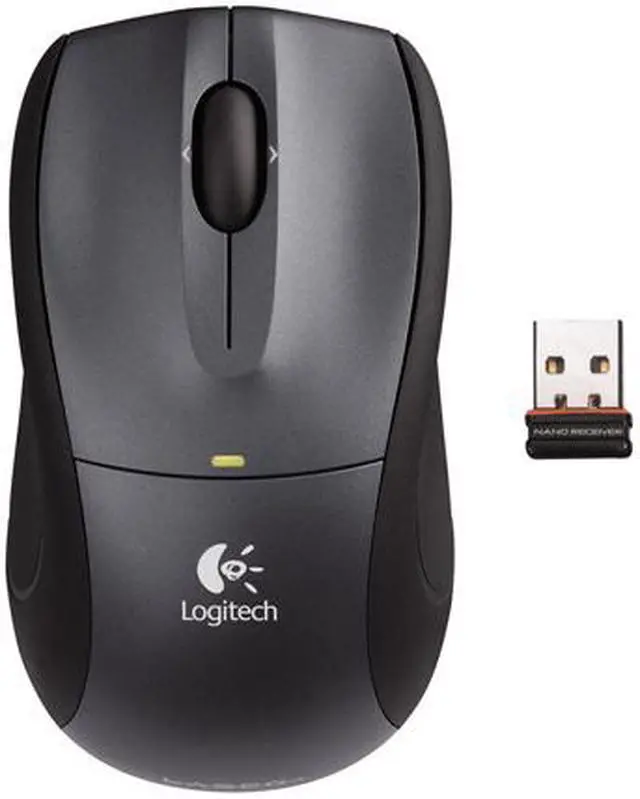 Main image of Logitech V450 Nano Black 3 Buttons Tilt Wheel Cordless Laser Mouse for Notebooks