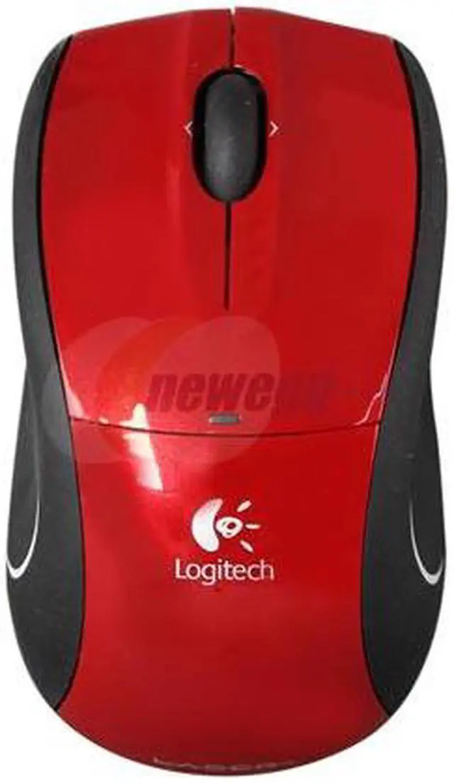Alt view image 2 of 6 - Logitech V450 Nano Red 3 Buttons Tilt Wheel USB Cordless Laser Mouse
