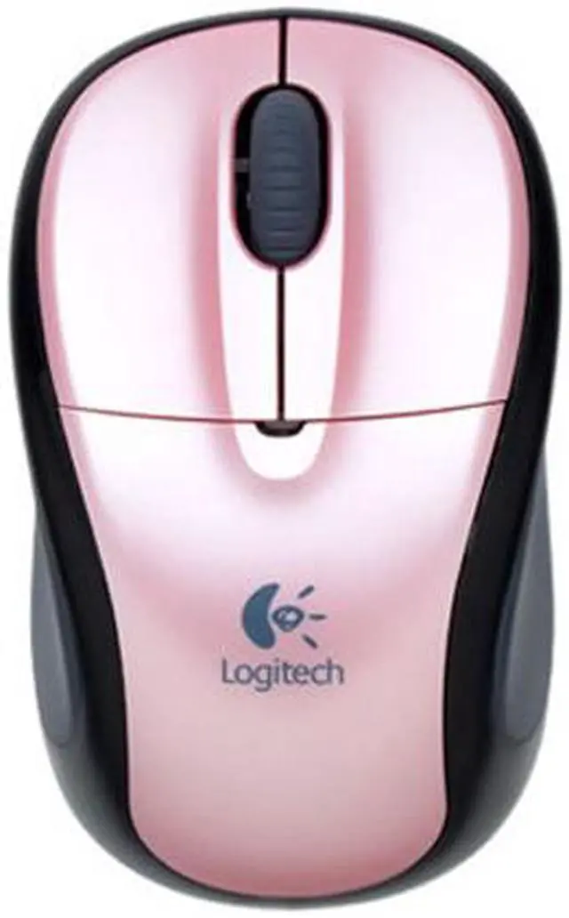 Main image of Logitech V220 Pink 3 Buttons Tilt Wheel Cordless Optical Mouse for Notebooks