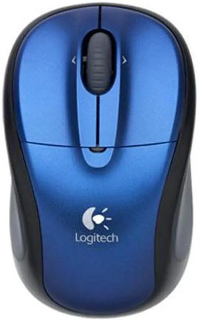 Main image of Logitech V220 Blue 3 Buttons Tilt Wheel Cordless Optical Mouse for Notebooks