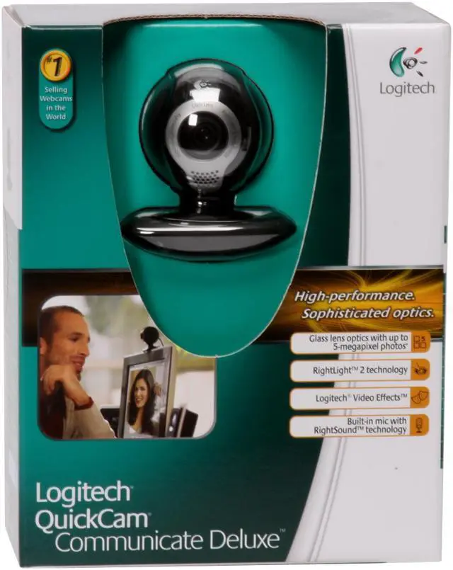 Alt view image 9 of 9 - Logitech QuickCam Communicate Deluxe 1.3 M Effective Pixels USB WebCam