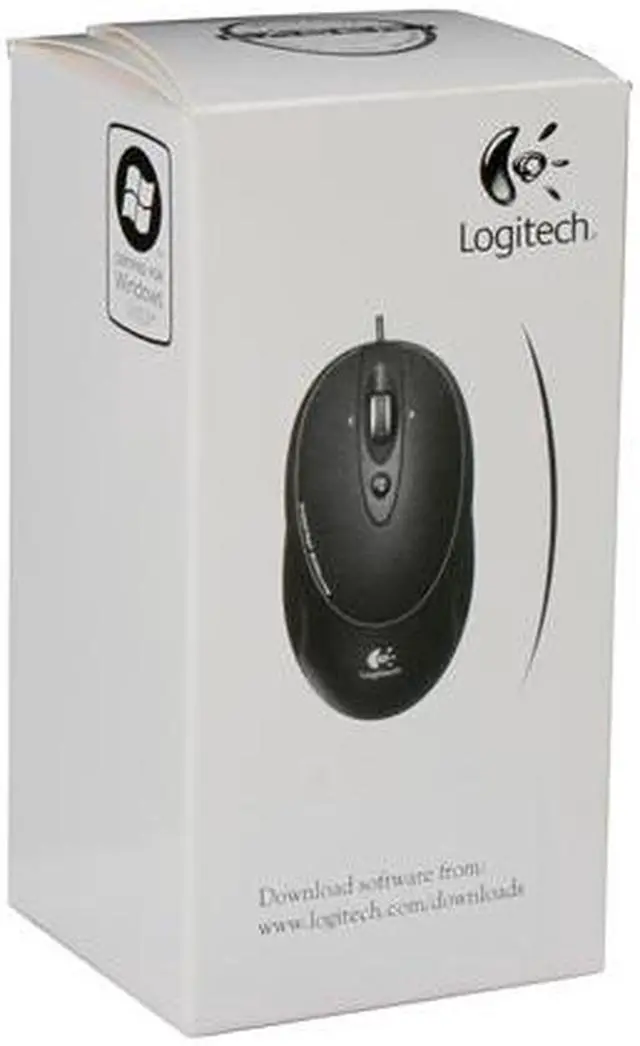 Alt view image 7 of 7 - Logitech RX1500 Black 3 Buttons Tilt Wheel USB Corded Laser Mouse - OEM