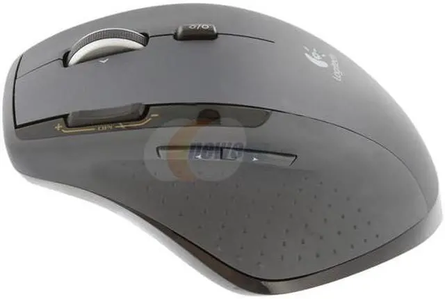 Alt view image 5 of 9 - Logitech MX 1100 Black Tilt Wheel 2.4 GHz Cordless Laser Mouse