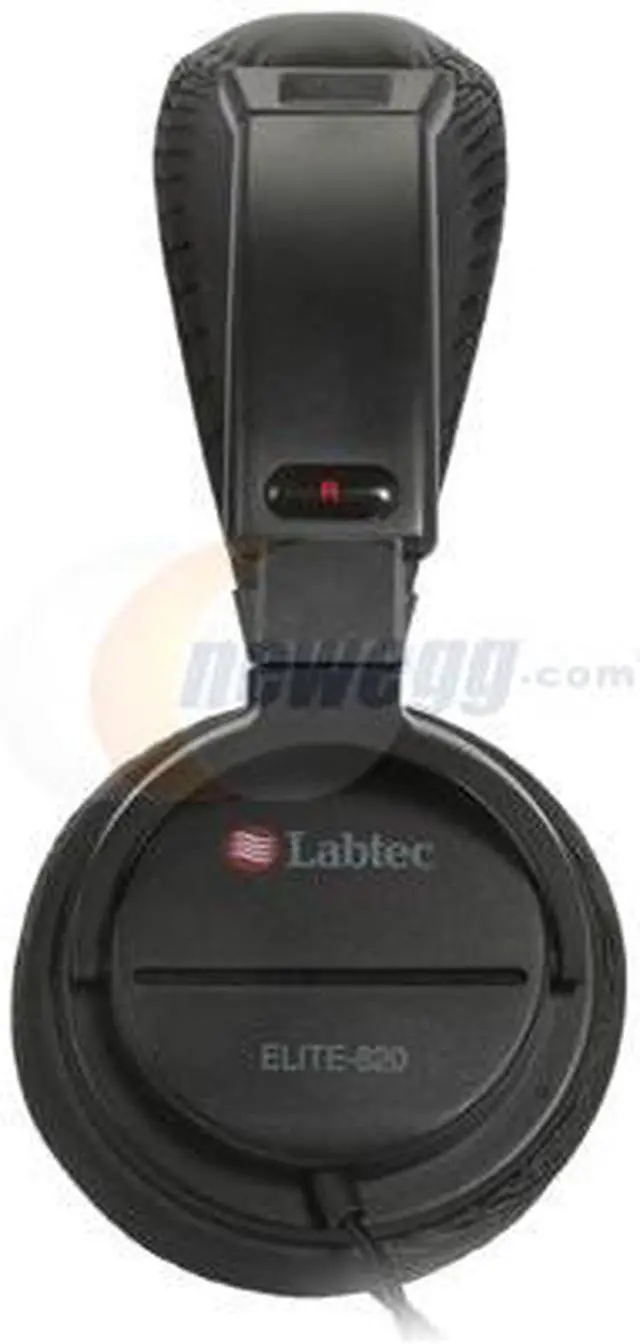 Alt view image 3 of 5 - Labtec Elite 820B 3.5mm Connector Circumaural Headphone