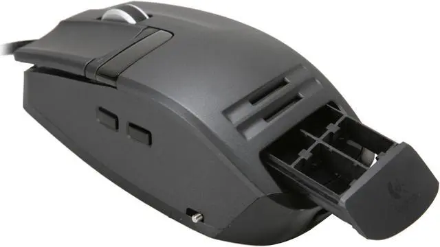 Alt view image 6 of 7 - Logitech G9x Black Two modes scroll USB Wired Laser Gaming Mouse