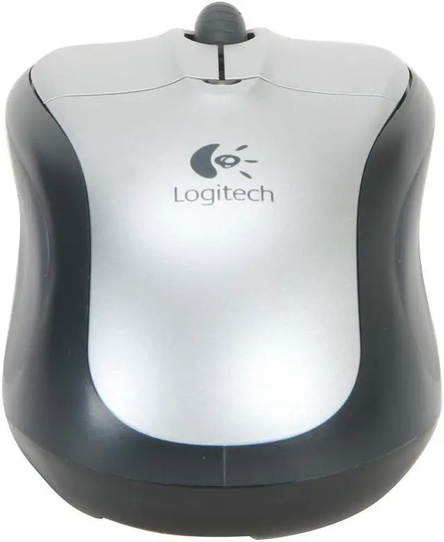 Alt view image 10 of 16 - Logitech V220 Silver 3 Buttons Tilt Wheel Cordless Optical Notebook Mouse and 15.4" Notebook Sleeve