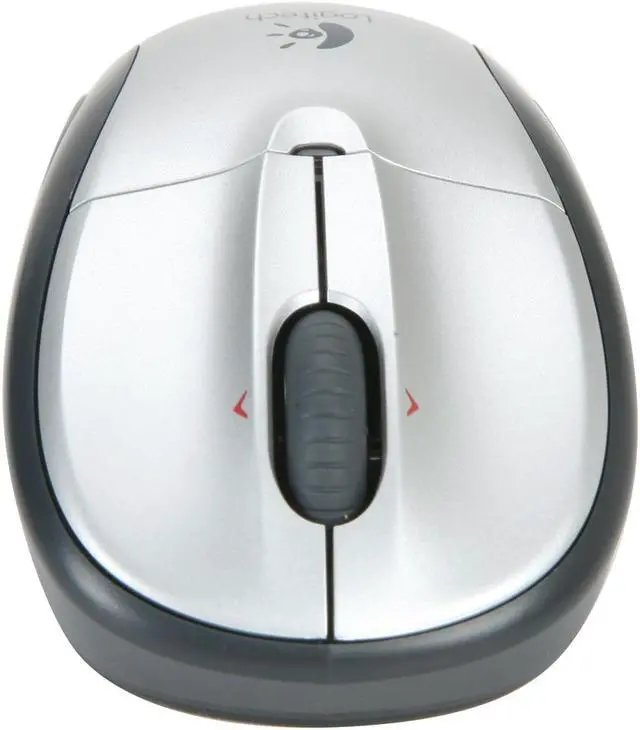 Alt view image 11 of 16 - Logitech V220 Silver 3 Buttons Tilt Wheel Cordless Optical Notebook Mouse and 15.4" Notebook Sleeve