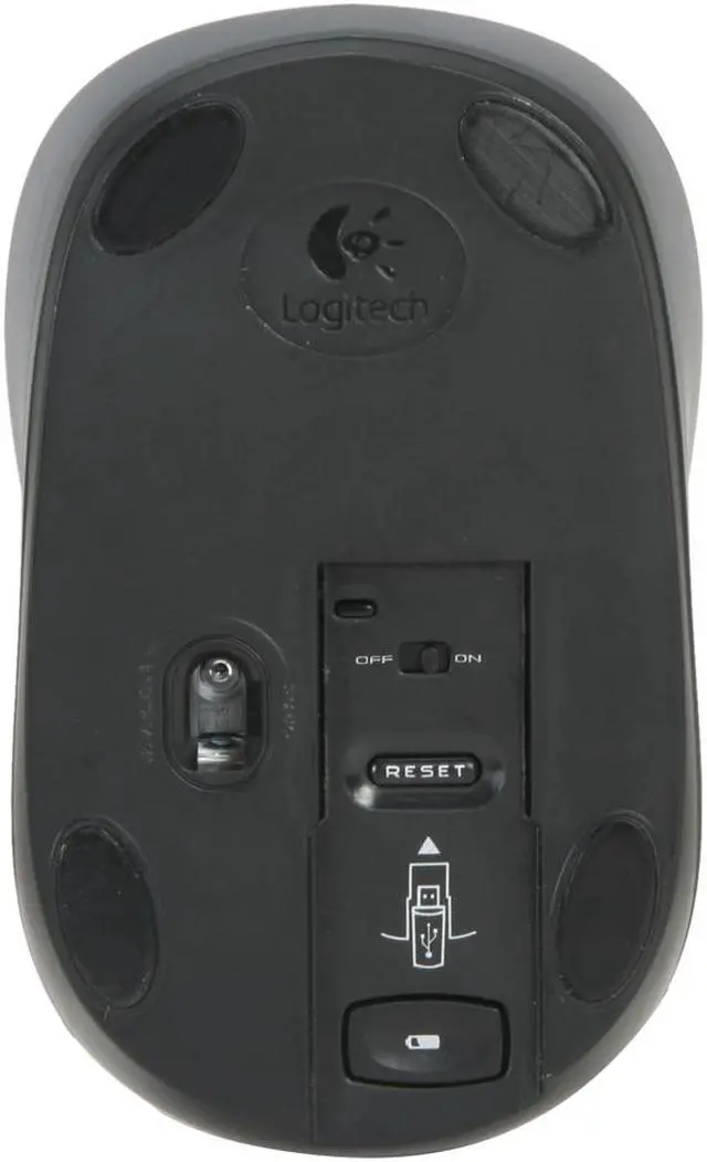 Alt view image 15 of 16 - Logitech V220 Silver 3 Buttons Tilt Wheel Cordless Optical Notebook Mouse and 15.4" Notebook Sleeve