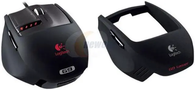 Alt view image 4 of 9 - Logitech G9 Black 5 Buttons Tilt Wheel USB Wired Laser Gaming Mouse - Bilingual