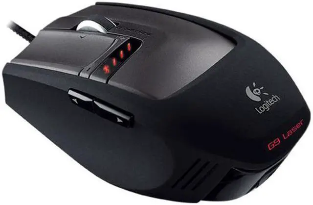Alt view image 5 of 9 - Logitech G9 Black 5 Buttons Tilt Wheel USB Wired Laser Gaming Mouse - Bilingual