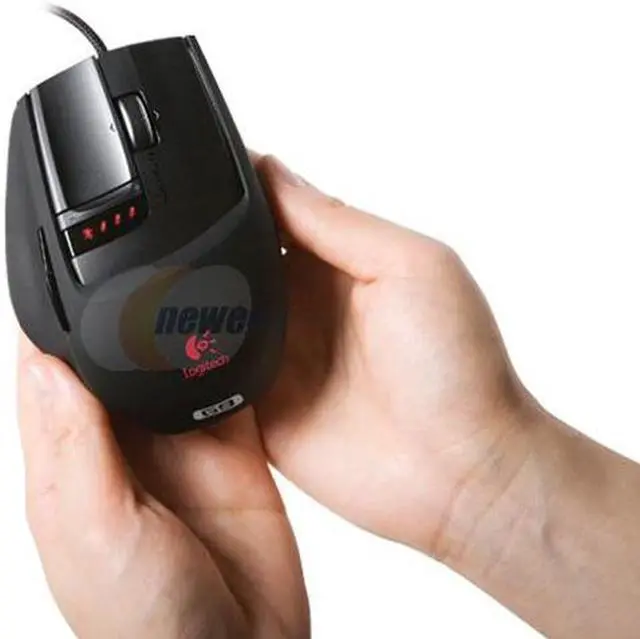 Alt view image 9 of 9 - Logitech G9 Black 5 Buttons Tilt Wheel USB Wired Laser Gaming Mouse - Bilingual