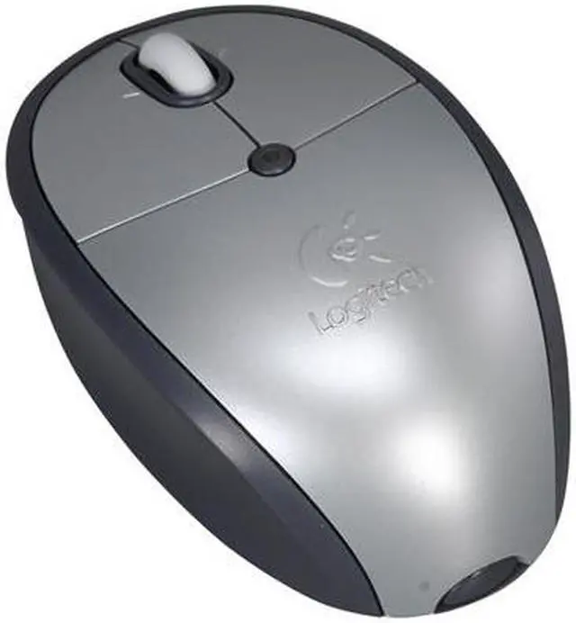Main image of Logitech Mini Silver/Dark Gray 3 Buttons Tilt Wheel Cordless Optical Mouse