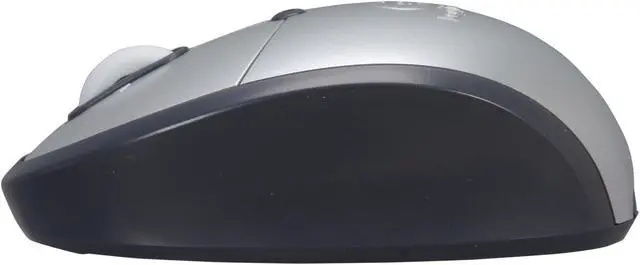Alt view image 3 of 5 - Logitech Mini Silver/Dark Gray 3 Buttons Tilt Wheel Cordless Optical Mouse