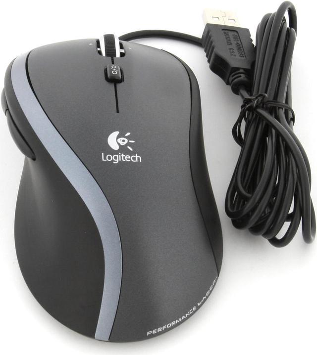 Logitech Black Wheel USB Corded Laser 1000 dpi Mouse Mice - Newegg.com