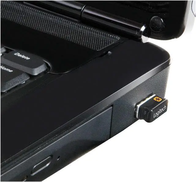 Alt view image 4 of 5 - Logitech Wireless Mouse M505 (910-001326) Red 3 Buttons Tilt Wheel USB RF Wireless Laser Mouse