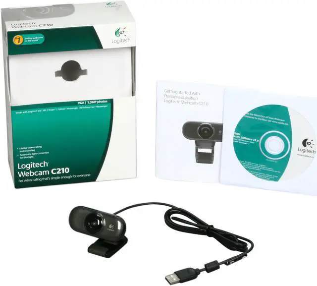 Alt view image 5 of 5 - Logitech C210 1.3 M Effective Pixels WebCam