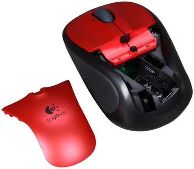 Alt view image 5 of 6 - Logitech M305 Crimson Red 1 x Wheel USB RF Wireless Mouse