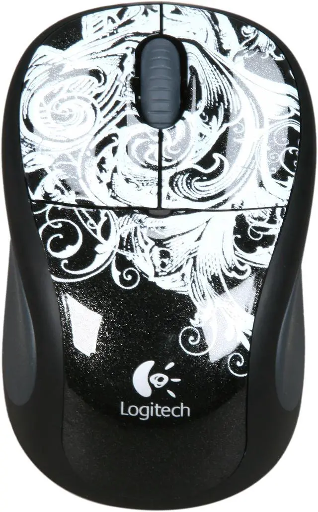 Alt view image 2 of 6 - Logitech M305 Dark Fleur 3 Buttons Tilt Wheel USB RF Wireless Optical Mouse