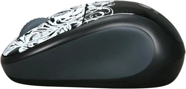 Alt view image 3 of 6 - Logitech M305 Dark Fleur 3 Buttons Tilt Wheel USB RF Wireless Optical Mouse