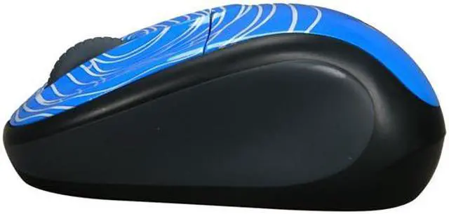 Alt view image 3 of 6 - Logitech M305 Blue Swirl 1 x Wheel USB RF Wireless Mouse
