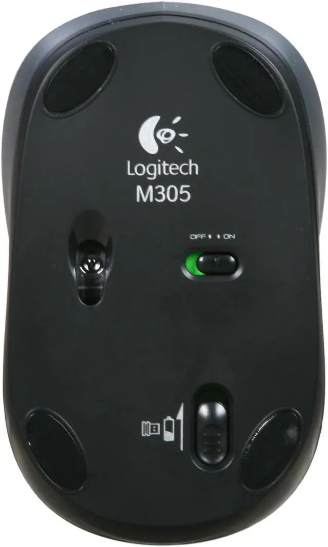 Alt view image 4 of 6 - Logitech M305 Blue Swirl 1 x Wheel USB RF Wireless Mouse