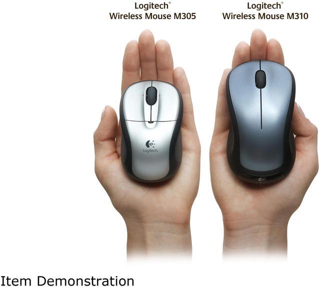 Alt view image 8 of 10 - Logitech M310 910-001675 Dark Gray 3 Buttons 1 x Wheel USB RF Wireless Optical Mouse