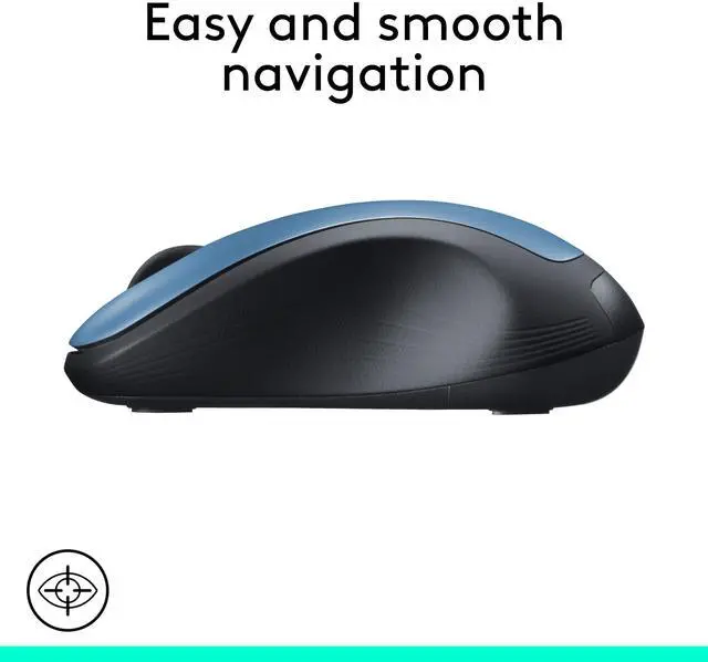 Alt view image 7 of 8 - Logitech M310 910-001917 Peacock Blue 3 Buttons 1 x Wheel USB RF Wireless Optical Mouse