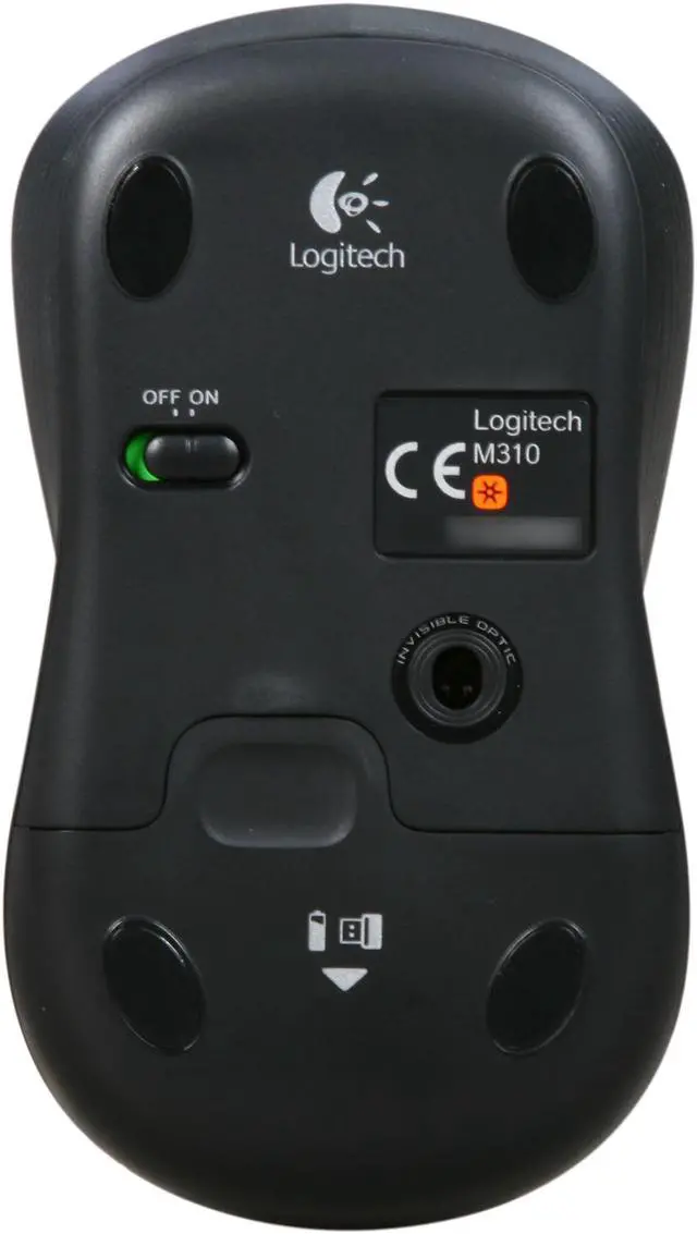 Alt view image 4 of 5 - Logitech M310 Big Top Stripe 1 x Wheel USB RF Wireless Mouse